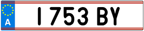Truck License Plate